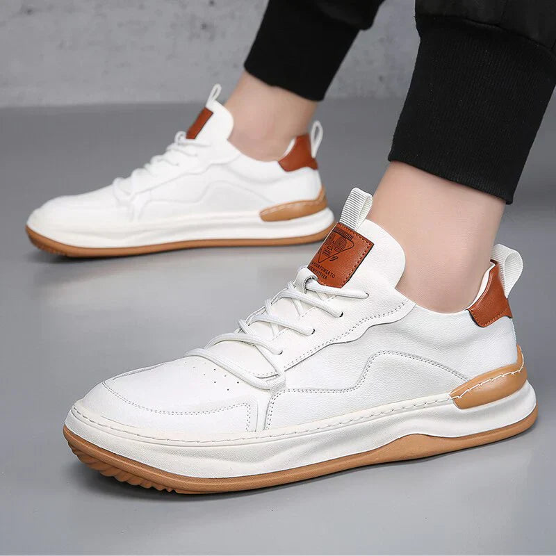 Enzo Genuine Leather Sneakers