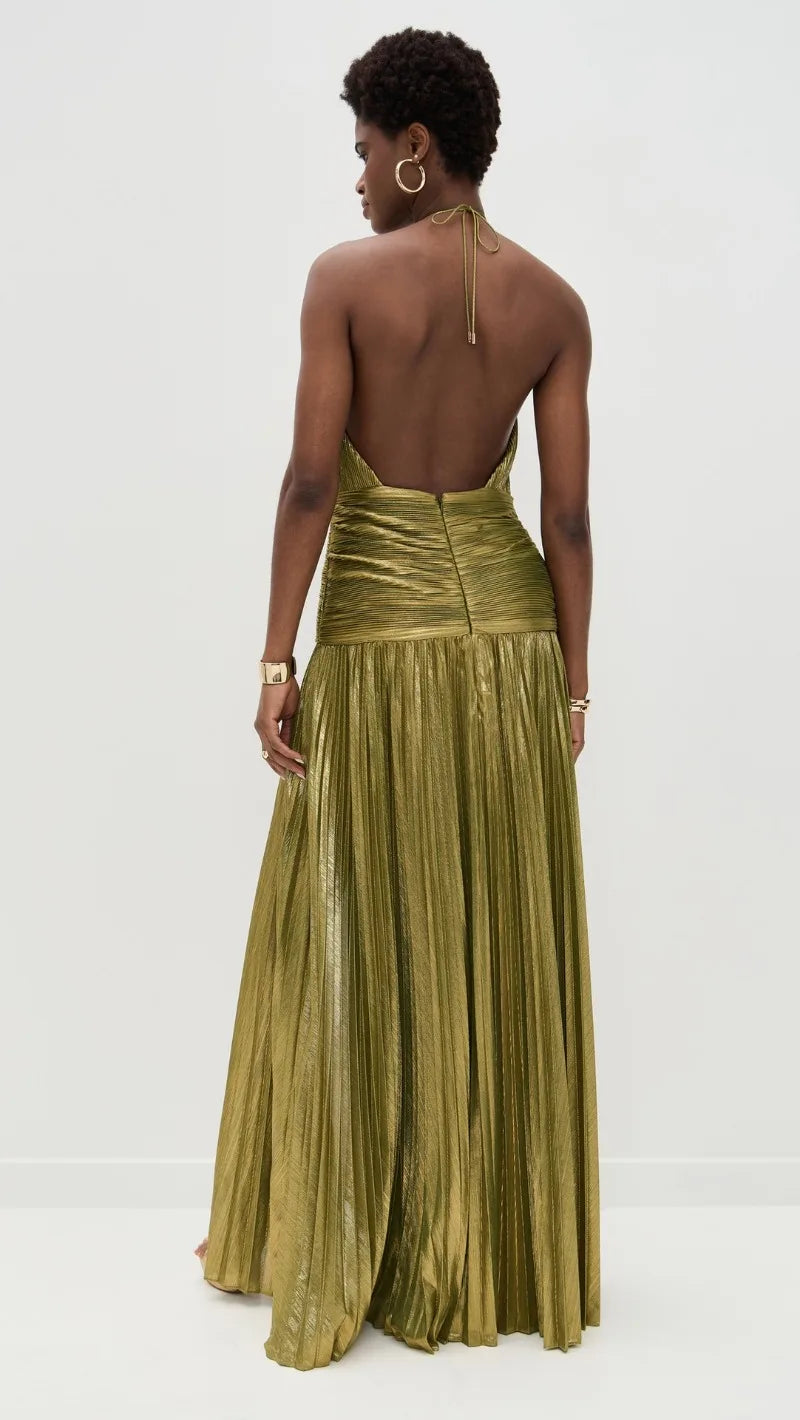 Women’s Off-Shoulder Corset Maxi Dress