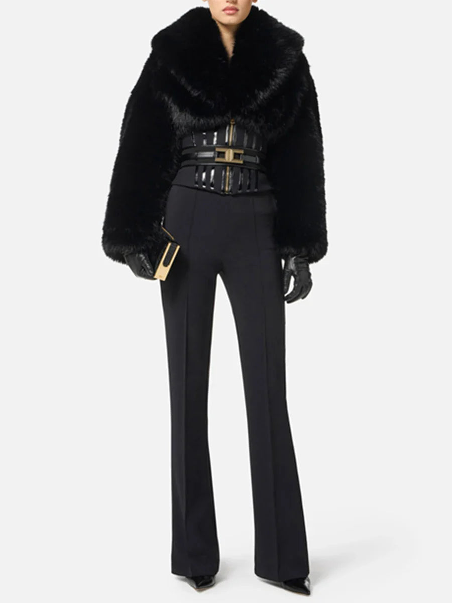 Women’s Slim Fit Patchwork Jacket