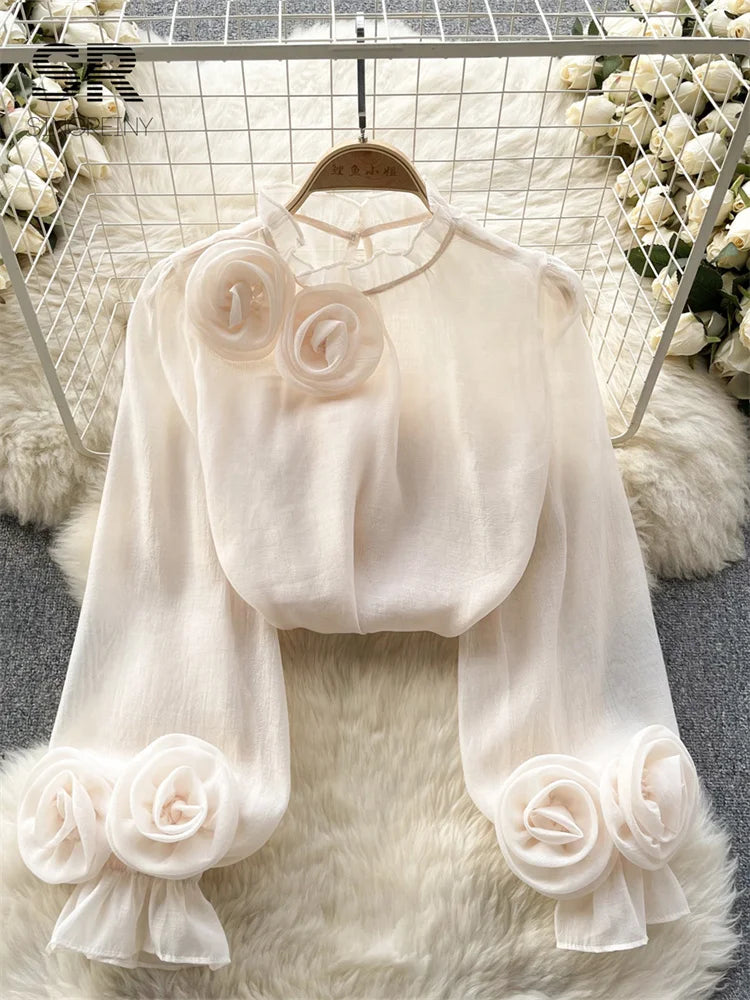 PINELOPA BLOUSE apricot One Size