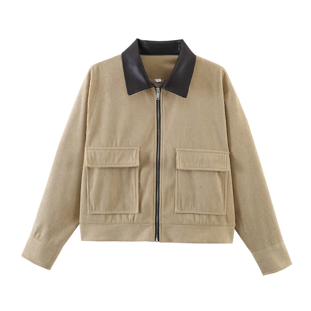 Soft Zip-Up Street Jacket