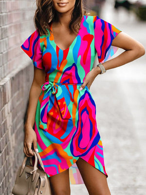 ANDREEA DRESS magenta