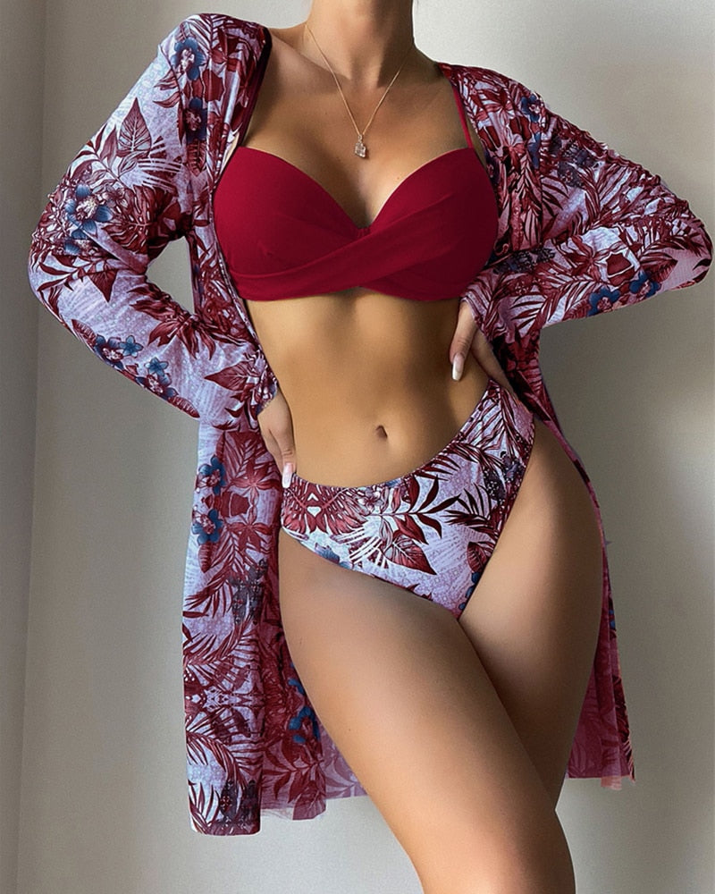 Bethany Swimwear Wine