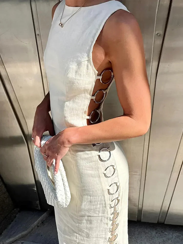 EREN DRESS WHITE
