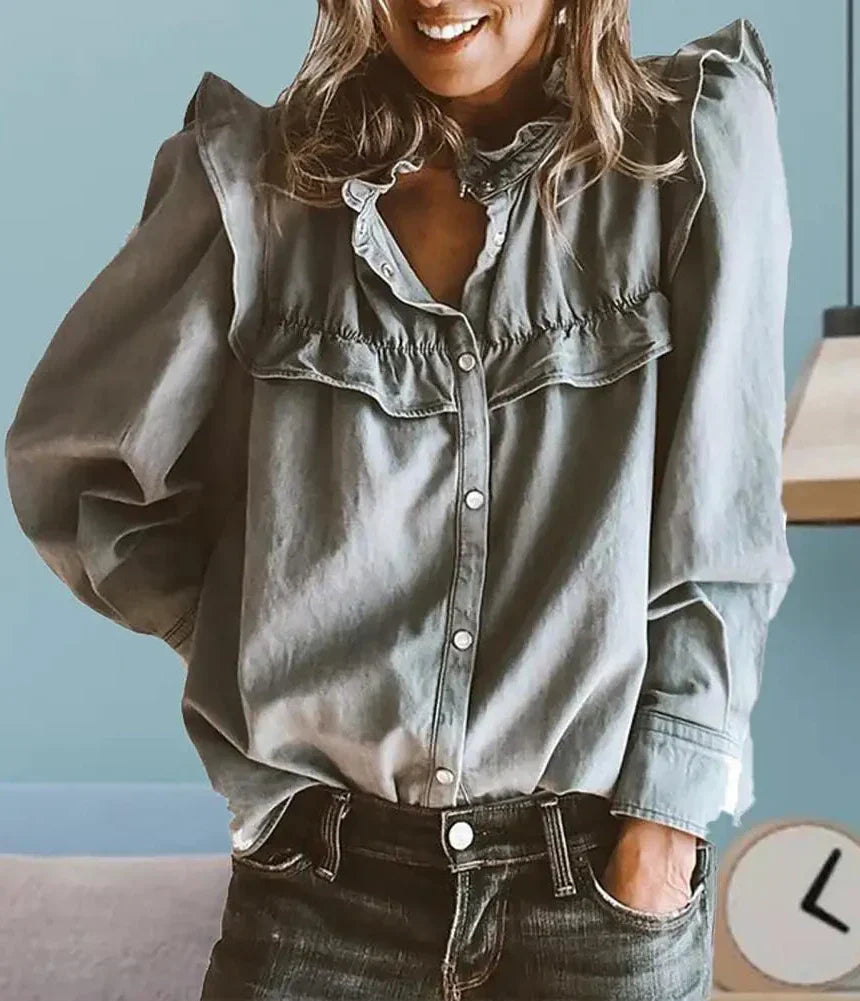 MIKONOS BLOUSE Grey
