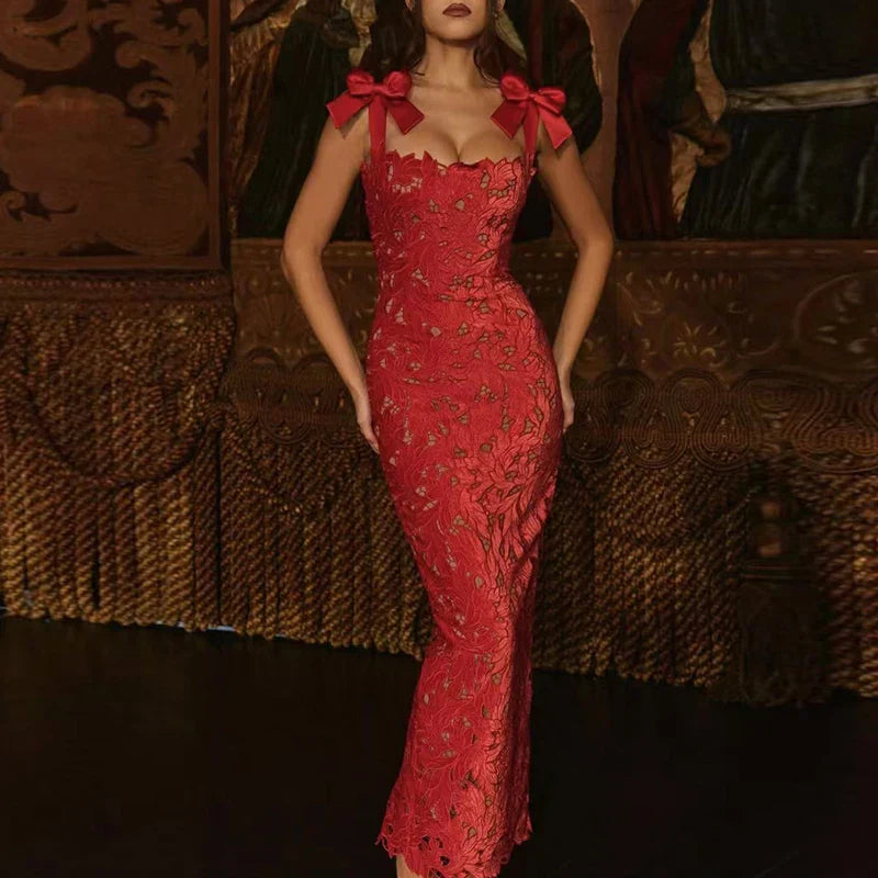 ASTRID DRESS Red