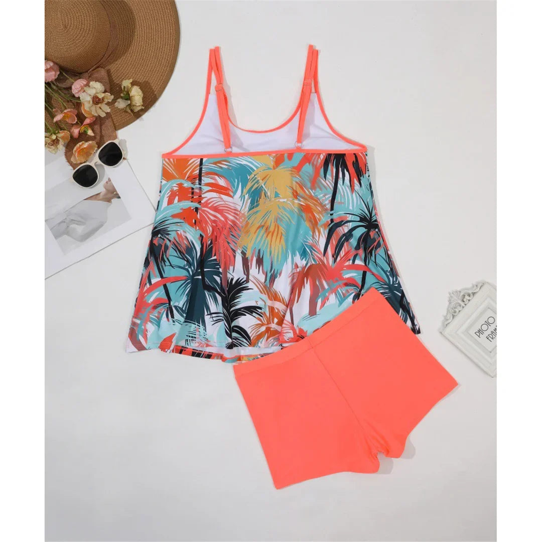 Printed Plus Size Bikini