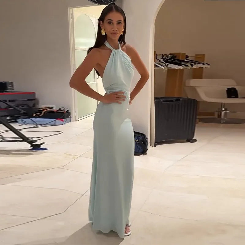 Women’s Off-Shoulder Corset Maxi Dress