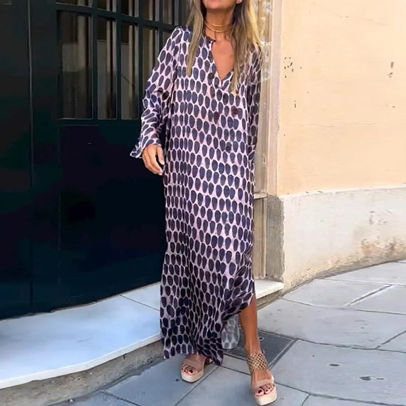 RIMMA MAXI DRESS Blue