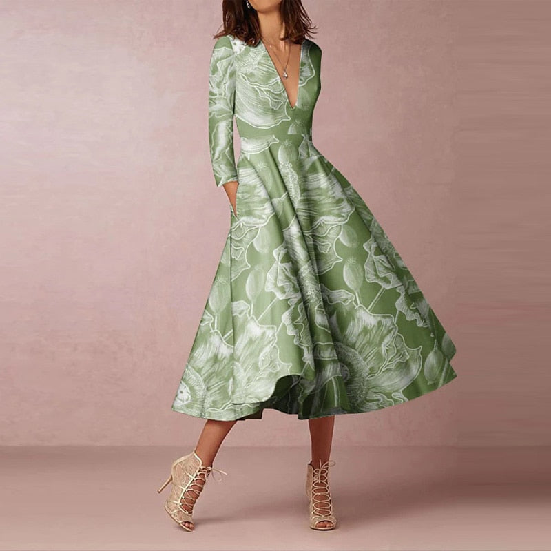 Sheny Dress Green