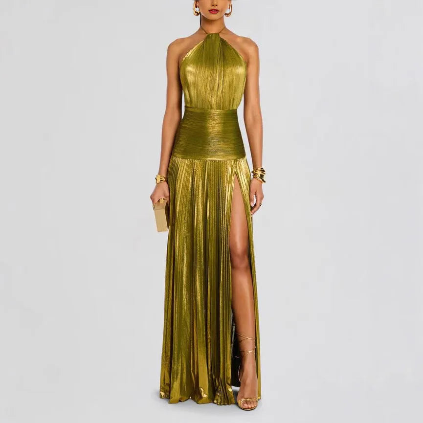 Women’s Off-Shoulder Corset Maxi Dress
