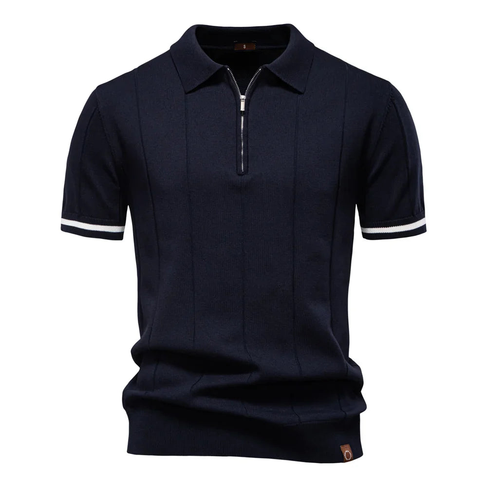 Hudson Zip Polo