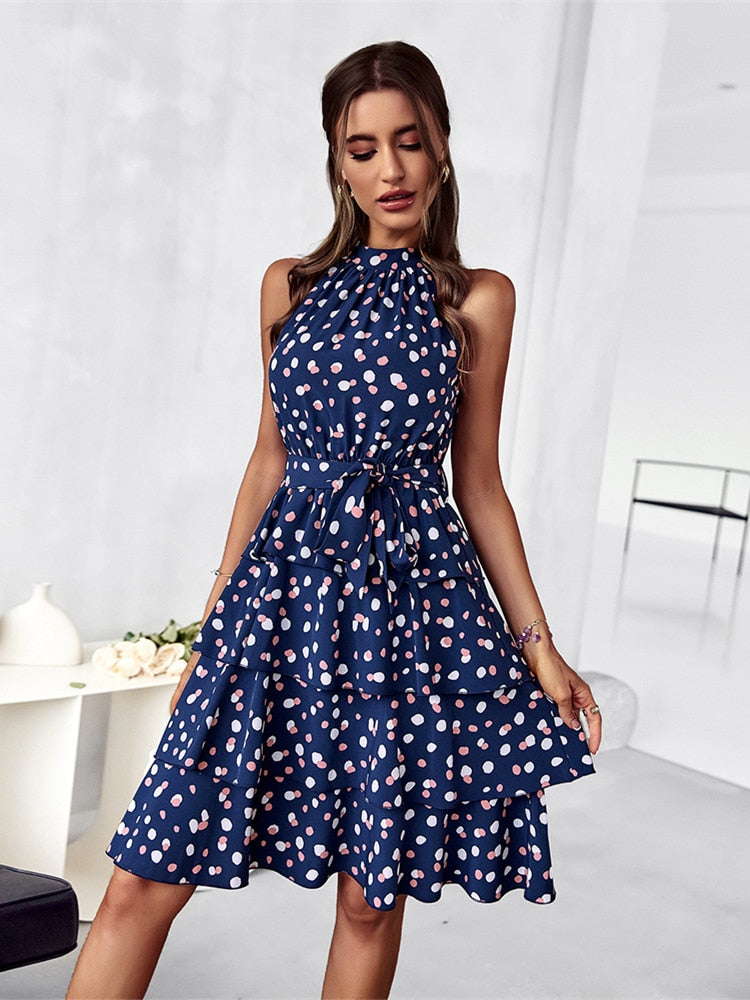 SELESTA DRESS Navy Blue