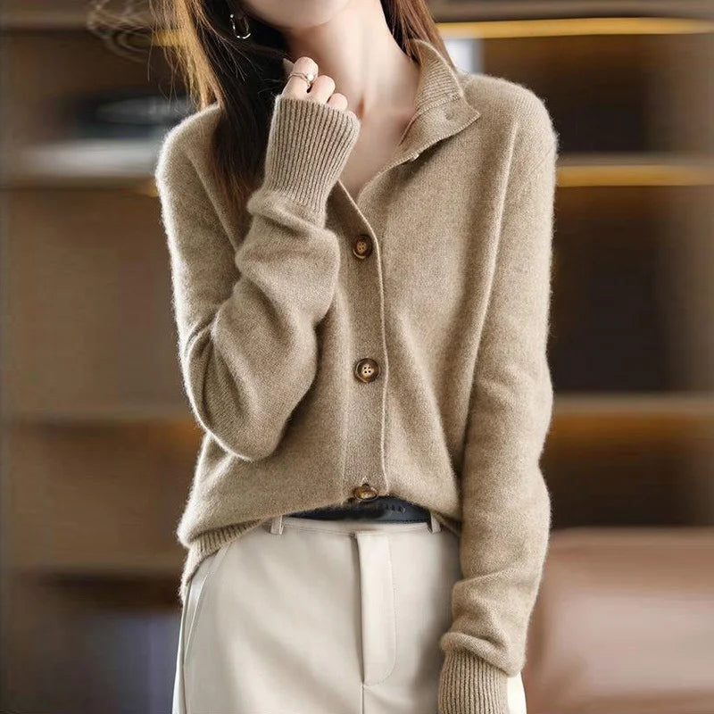 DINARA CARDIGAN Camel
