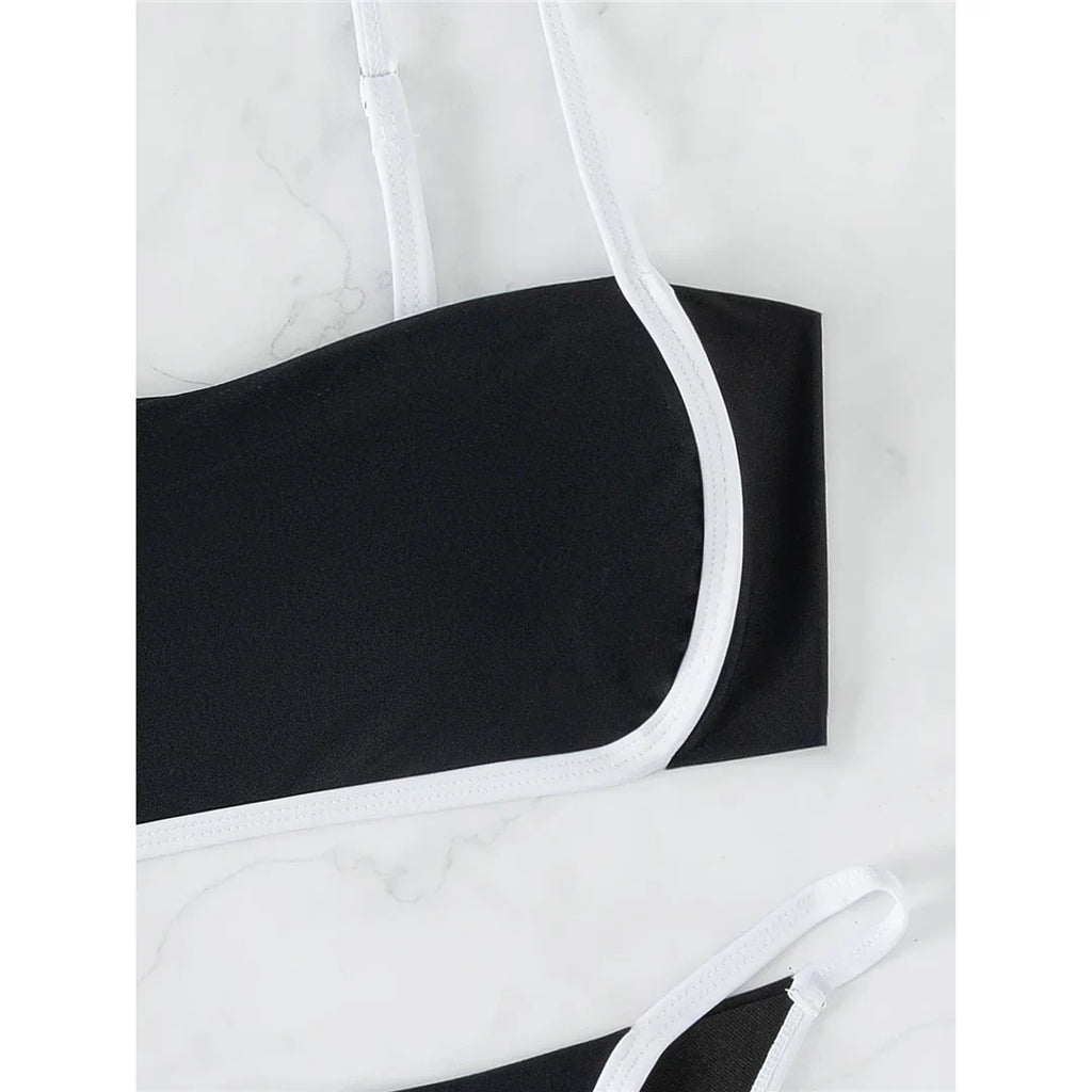Knotted Splicing Padded Bikini