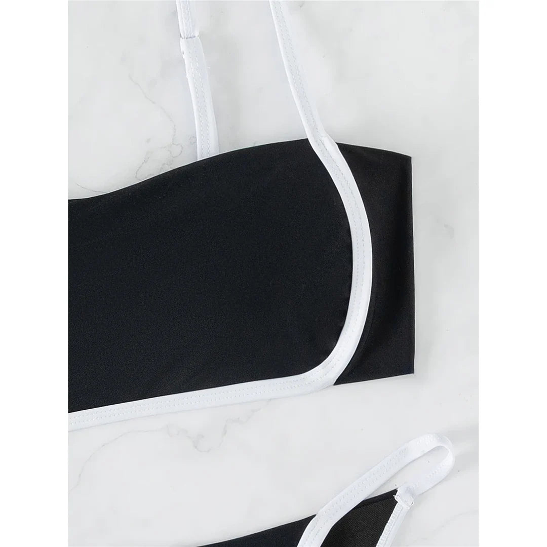 Knotted Splicing Padded Bikini