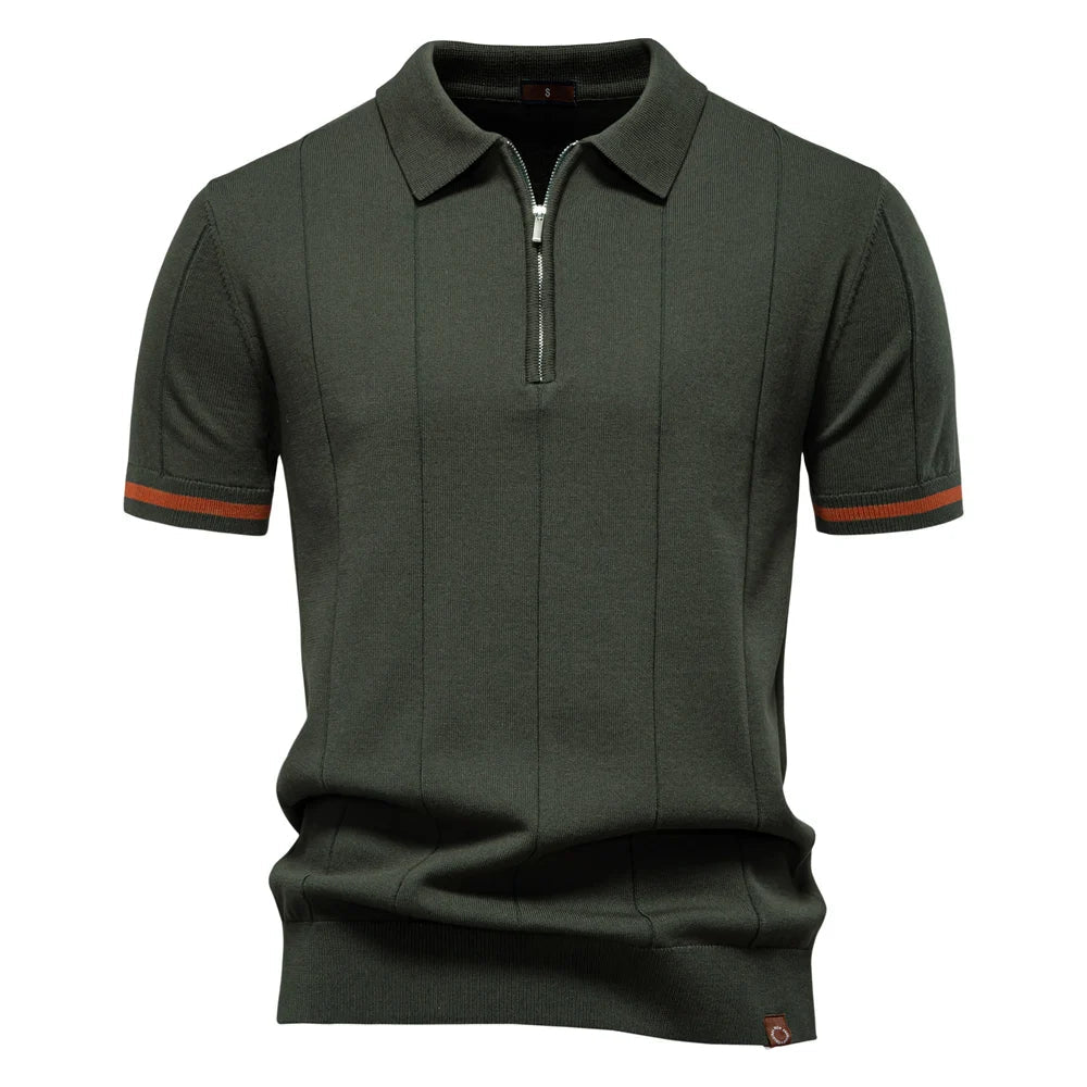 Hudson Zip Polo