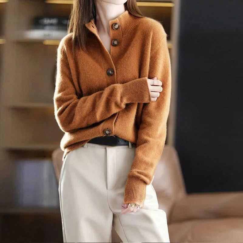 DINARA CARDIGAN Caramel
