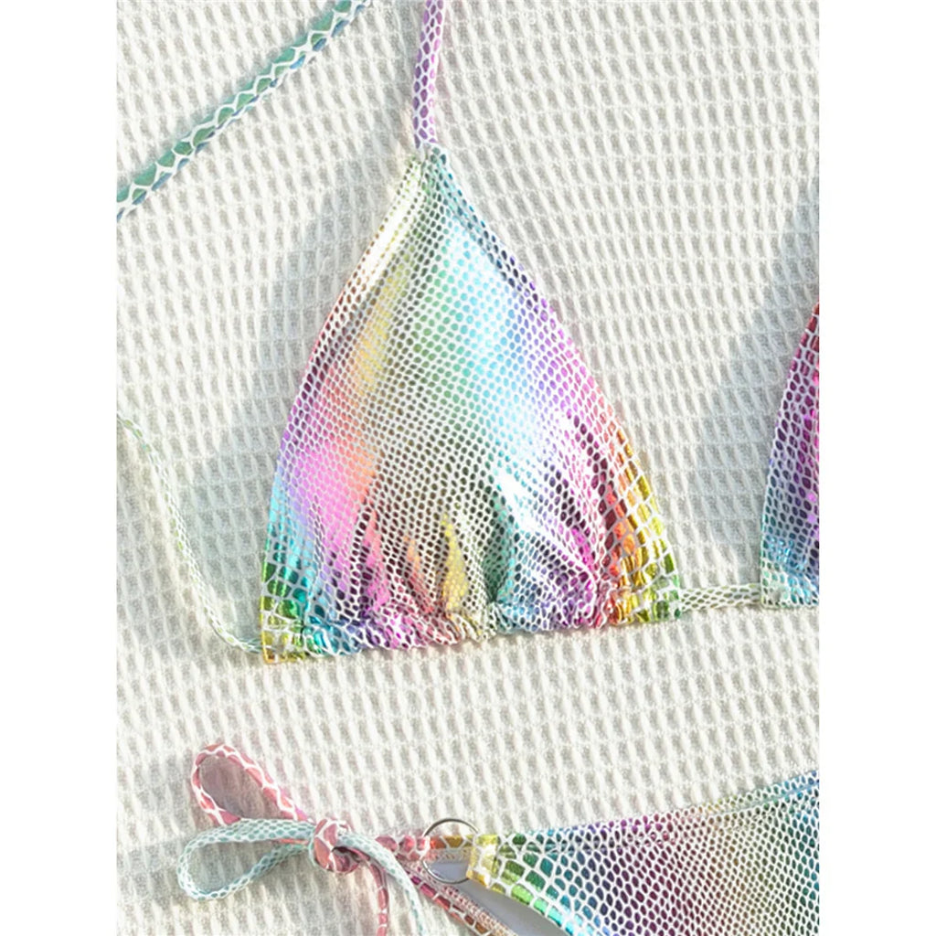 Snake Skin Strappy Bikini