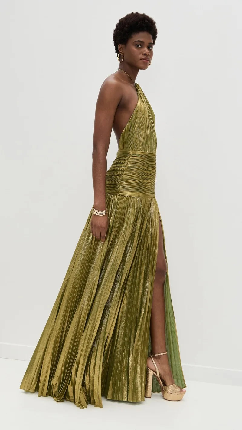 Women’s Off-Shoulder Corset Maxi Dress