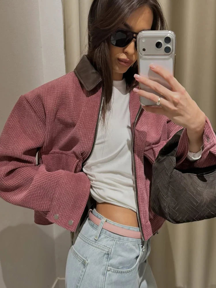 Soft Zip-Up Street Jacket