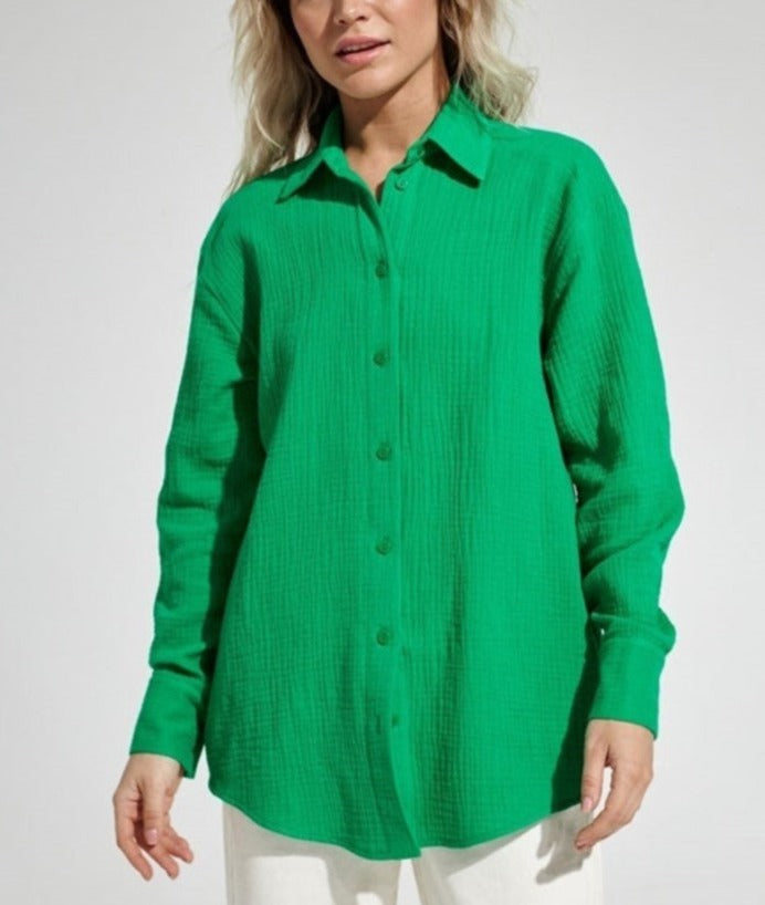 DINORA SHIRT dark green