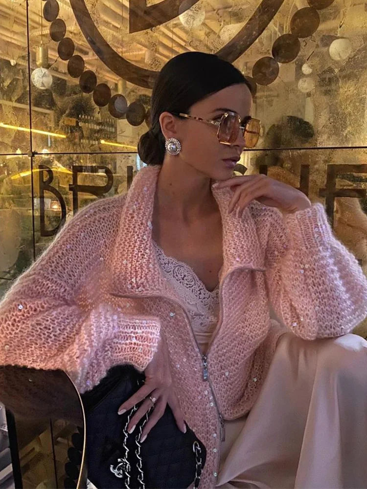 ELIKA CARDIGAN pink