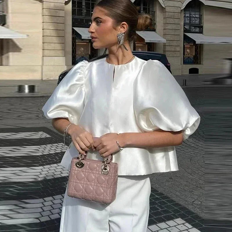 GLORIA BLOUSE white