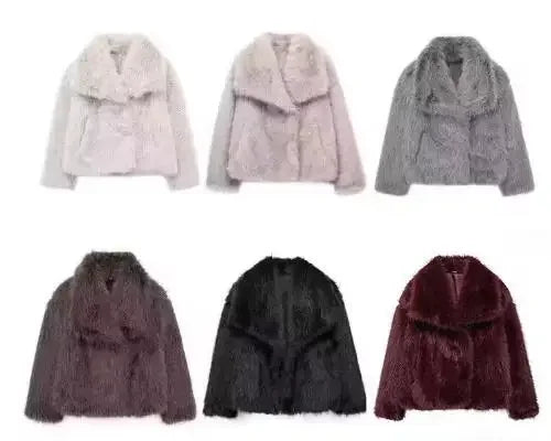 Women’s Luxury Faux Fur Coat