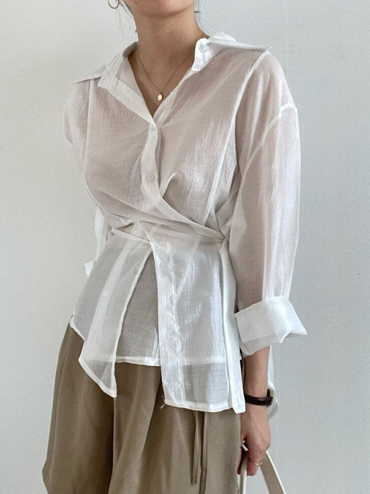 CAMILLA BLOUSE White One Size
