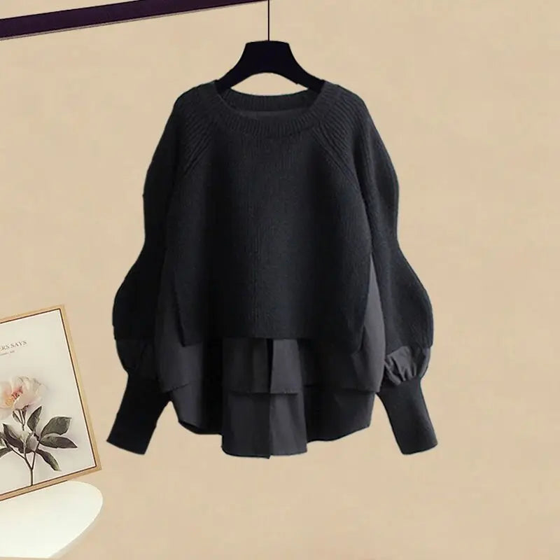 ZAFAIRA SET Black Sweater
