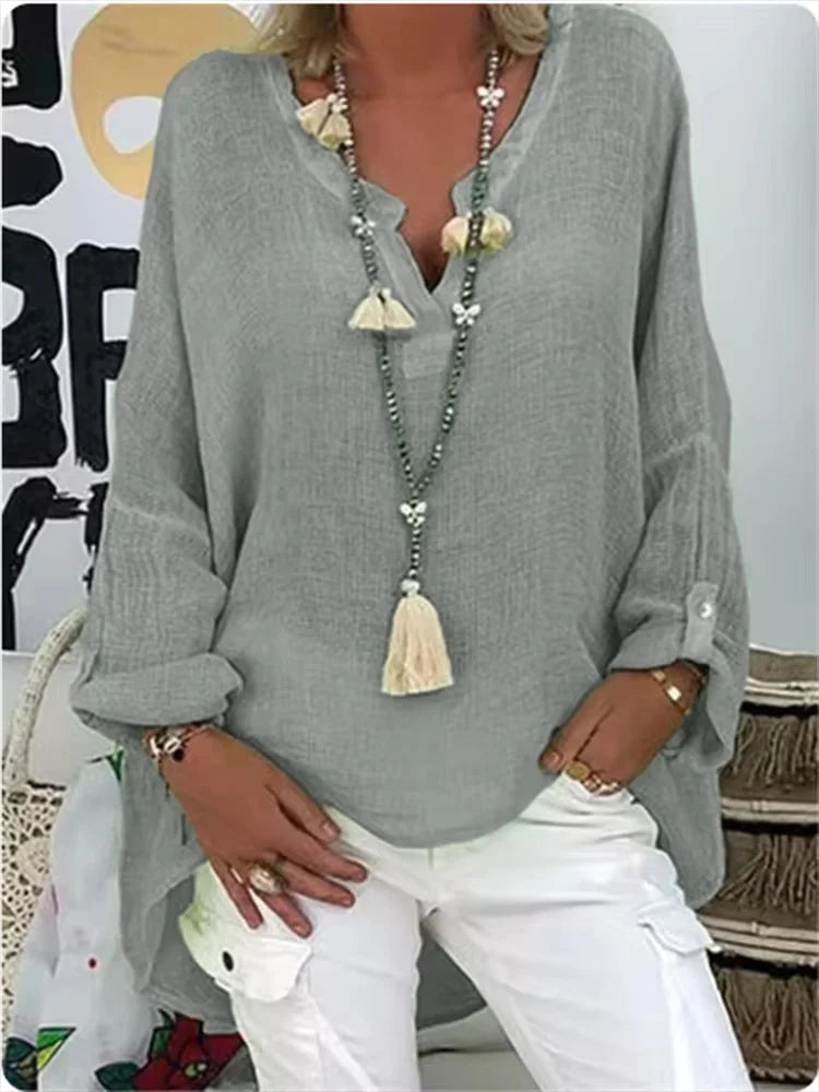 CROSETTA BLOUSE grey