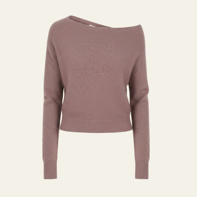 The Lucerne One-Shoulder Sweater