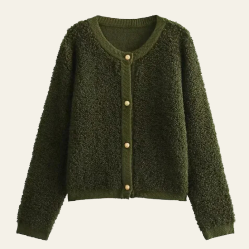 The Lucerne Shearling Cardigan