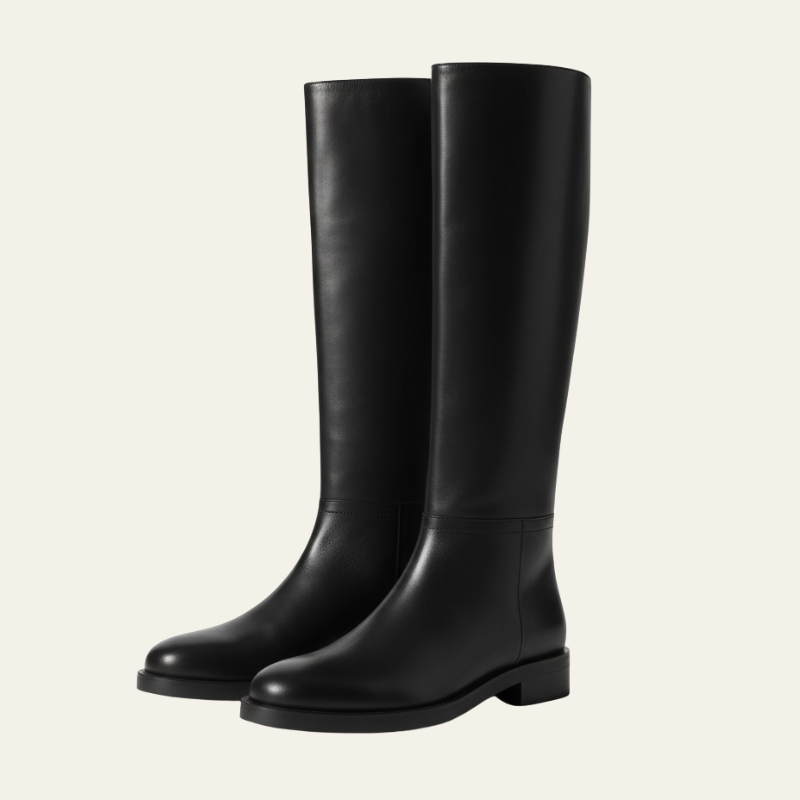 The Valencia Leather Knee Boot