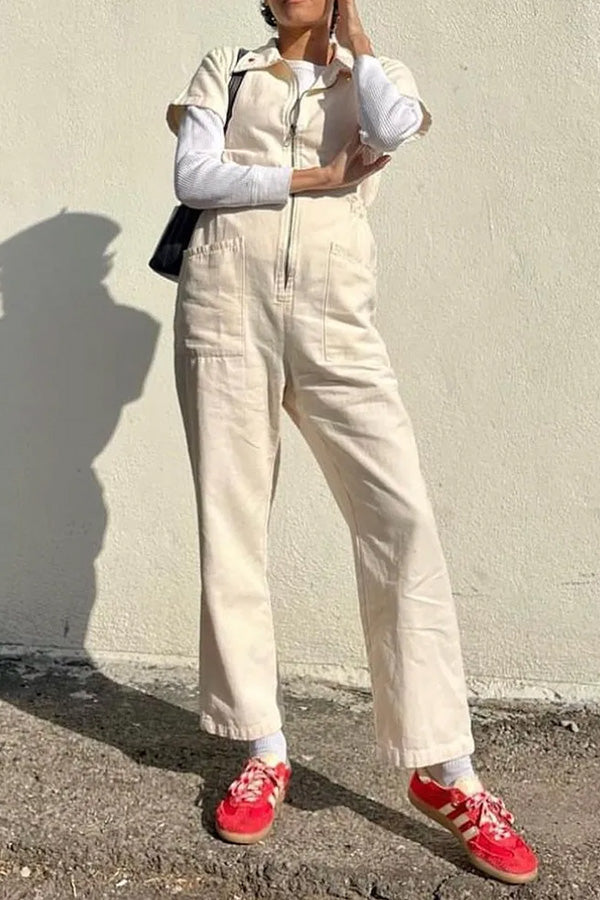 2023 NEW WOMEN'S UTILITY JUMPSUIT Apricot