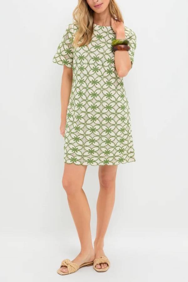Fern Crochet Belclaire Dress