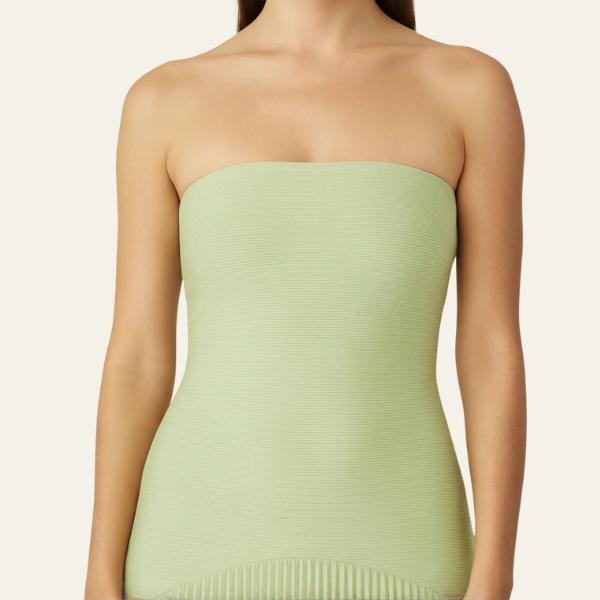 The Valencia Sleeveless Drop-Waist Maxi Strapless Dress
