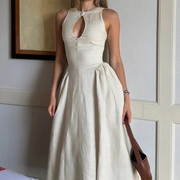 The Sorrento Structured Elegance Midi Dress