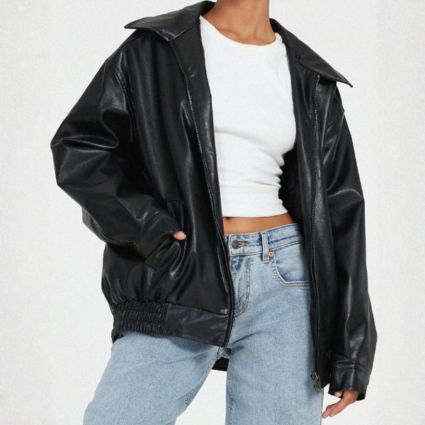 The Vienna PU Zip Jacket