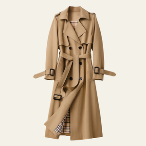 The Marseille Classic Trench Coat Brown