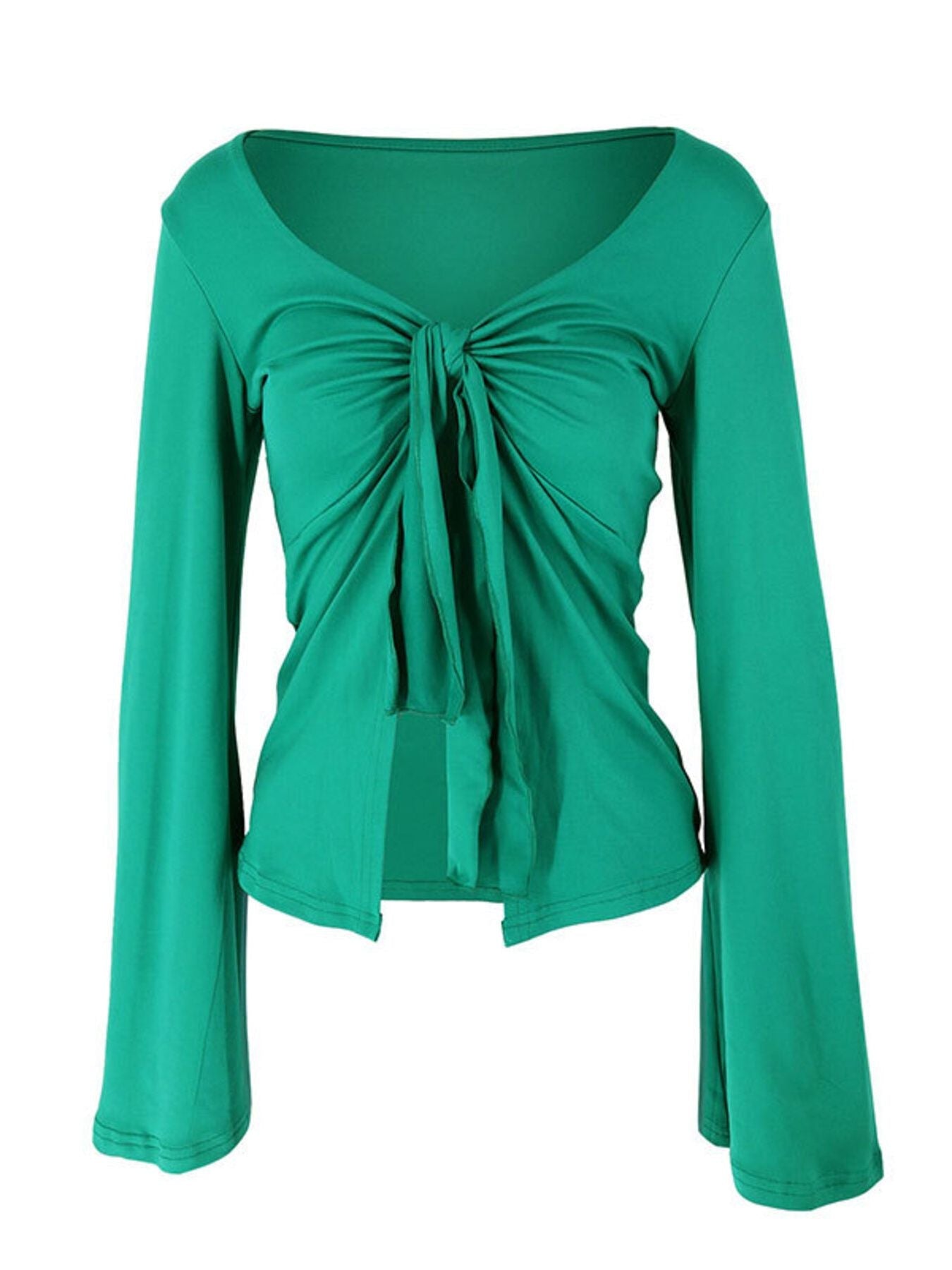 Chic Tie-Front Top – Flattering Fit