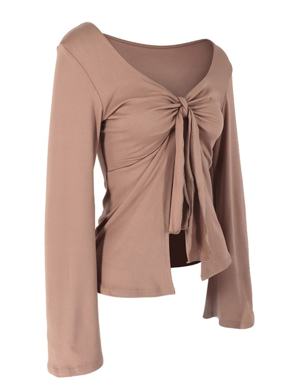 Chic Tie-Front Top – Flattering Fit