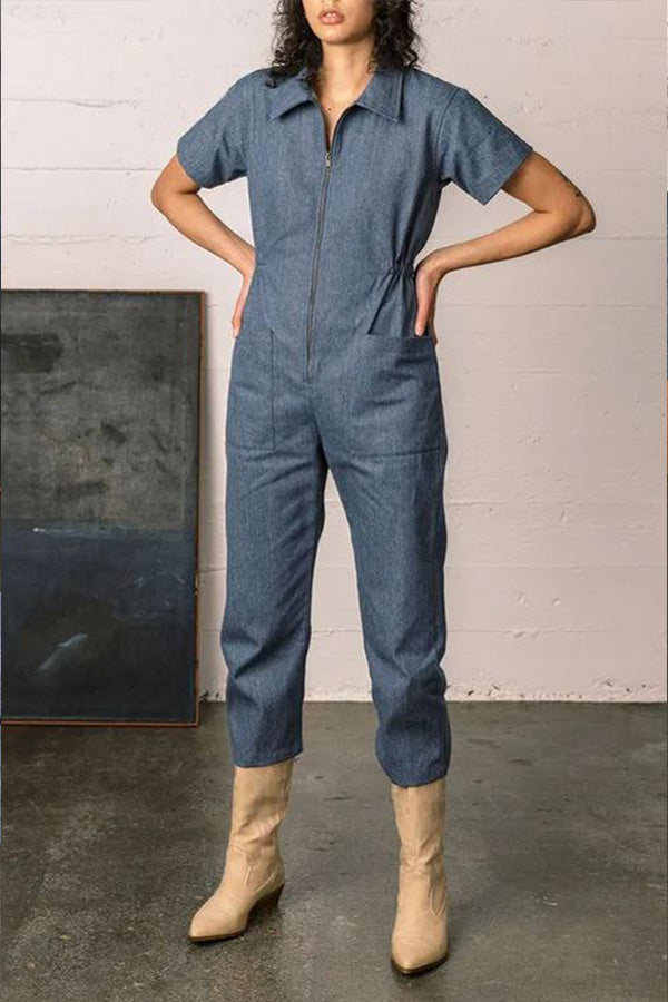 2023 NEW WOMEN'S UTILITY JUMPSUIT Dark Grey