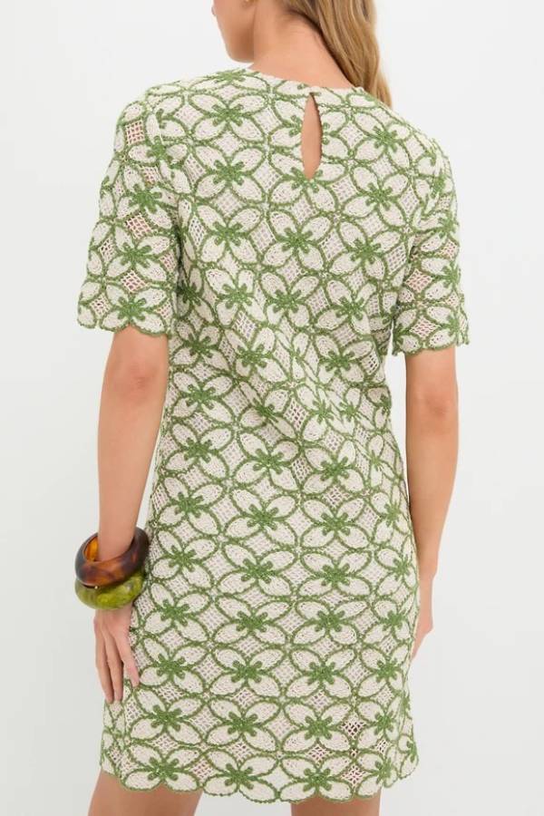 Fern Crochet Belclaire Dress
