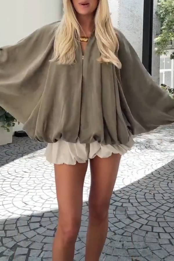 Miyun Roubo – Puffy-Hose mit Blütenknospenrock