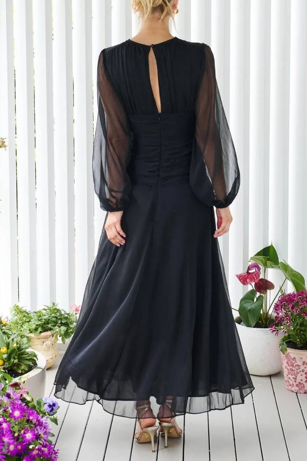 Sabine Maxi Dress - Black