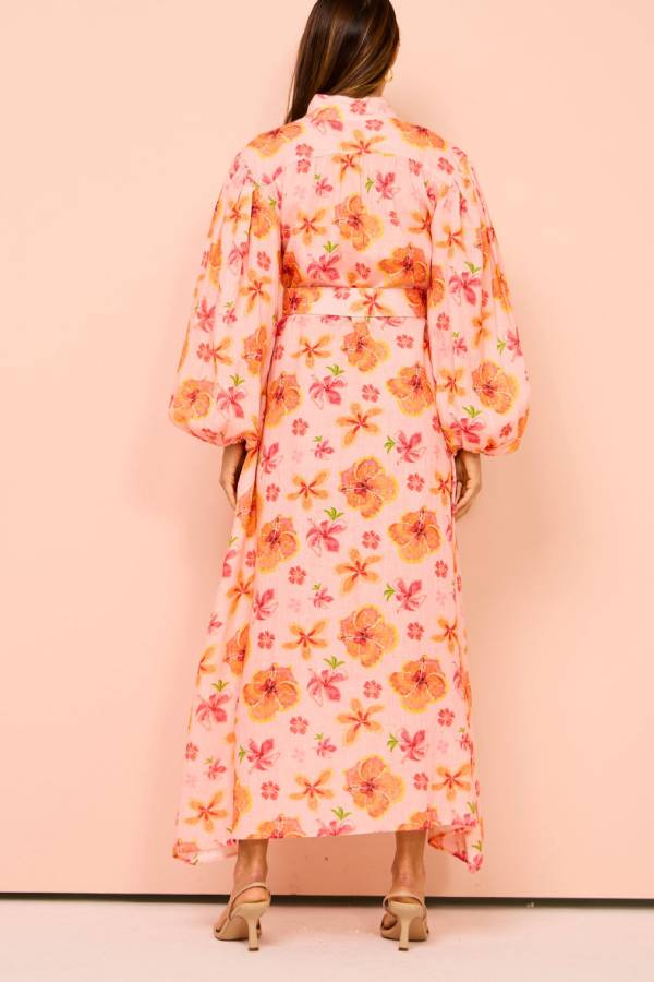 Palm Noosa Noddy Dress in Spanish Hibiscus
