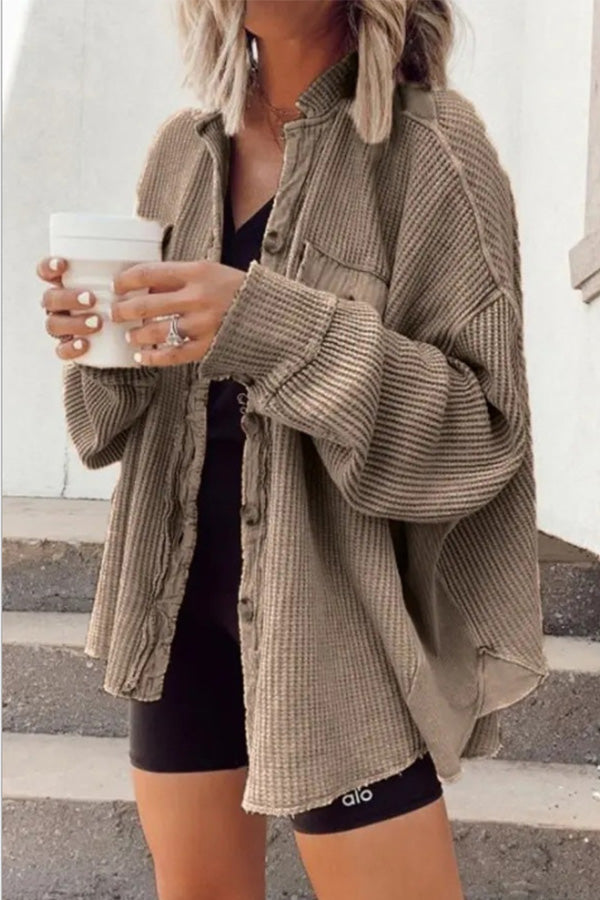 Obsessed With This Comfy Shirt Jacket Brown
