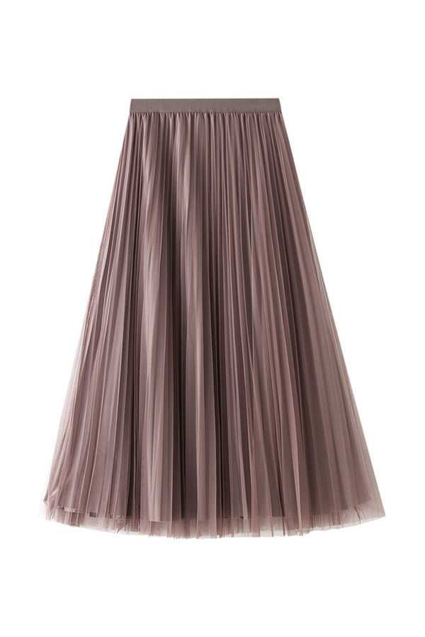 Reversible gold velvet mesh skirt 5 one size